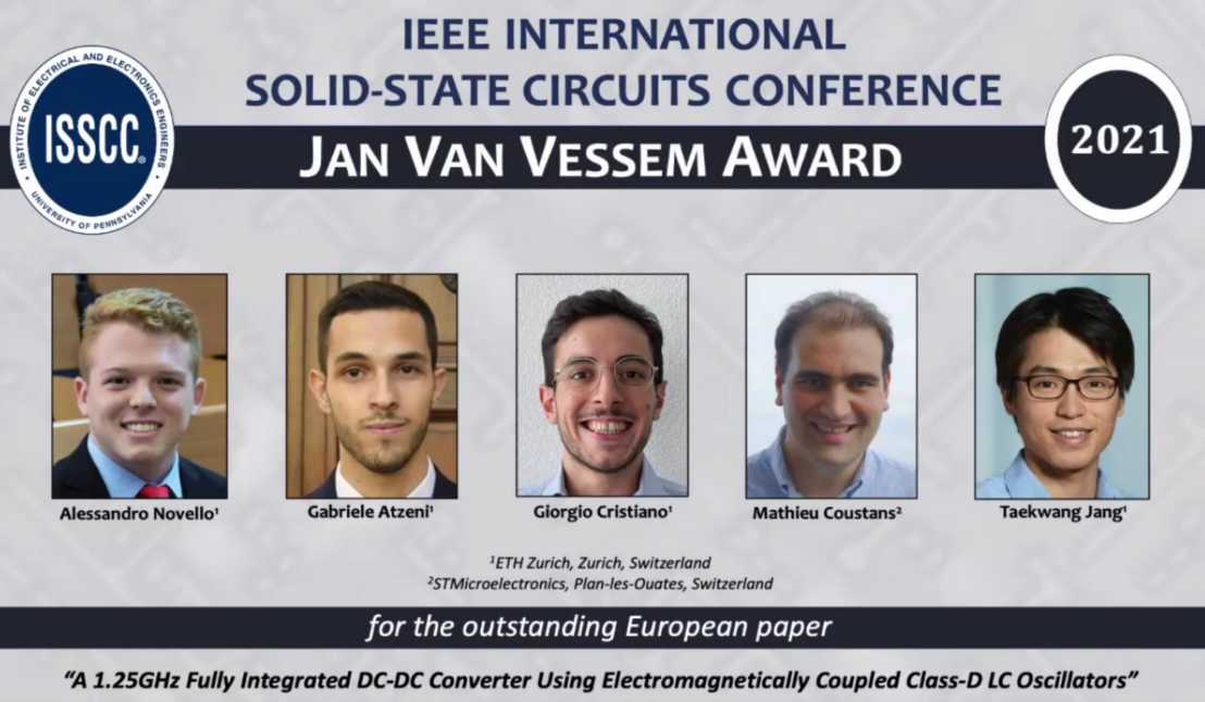 Enlarged view: Jan Van Vessem Award 2021